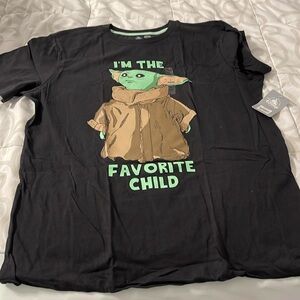 Disney Mandalorian The Child Baby Yoda Tshirt Women’s Large New With Tags